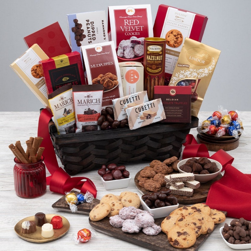 Chocolates For Valentine's Day Gift Basket