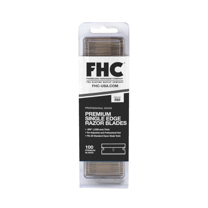 FHC Single-Edge Razor Blades - 100 Pack