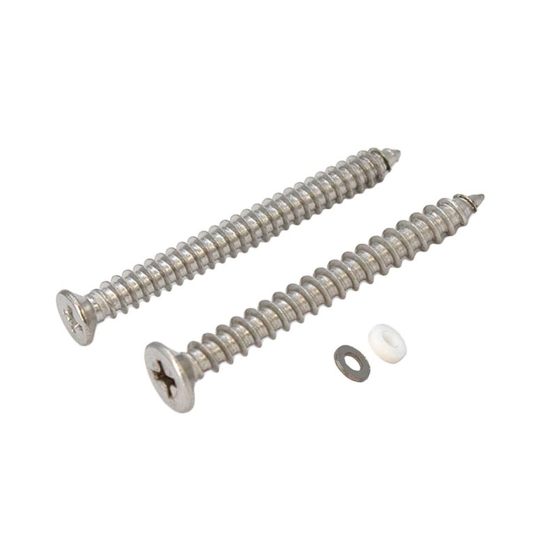 FHC Replacement Nylon Washer and Screws for Wall Mount Pivotable Transom Clamps