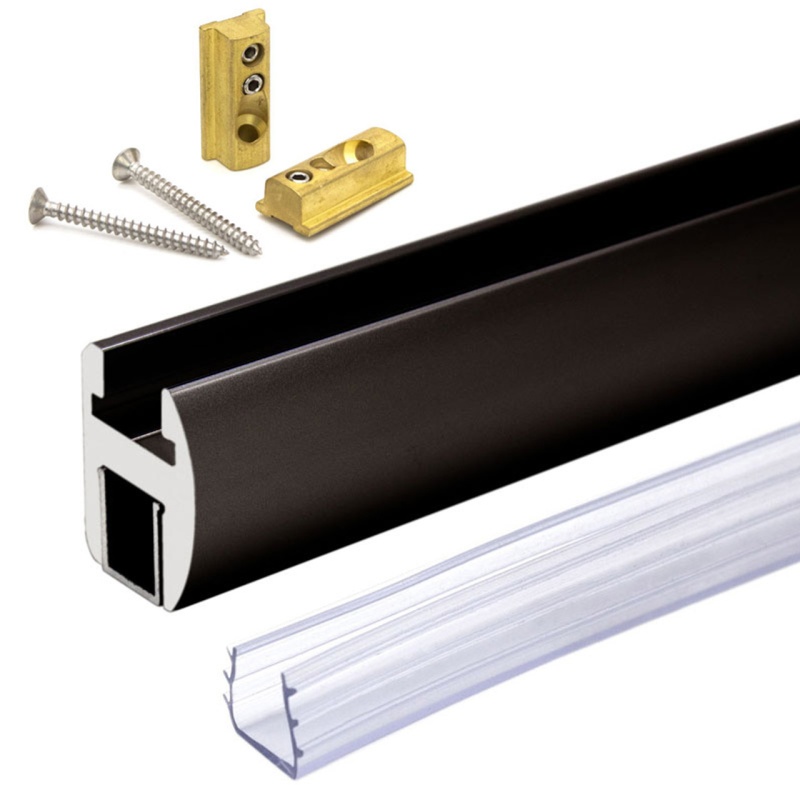 Premium Header Kit for 3/8" and 1/2" Glass