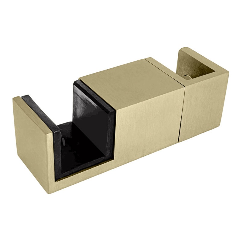 Glass Simple Bottom Door Guide For Coronado Sliding Shower Door System