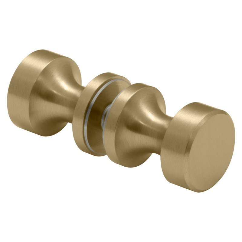– Glass Simple Back-To-Back Round Peg Style Door Knob