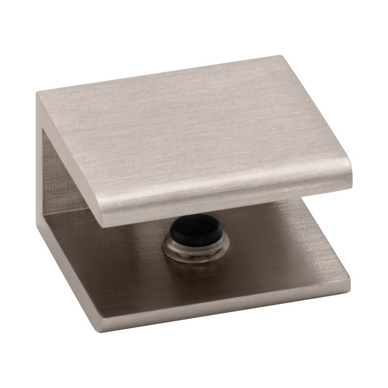 Glass Simple Wall-Mount Square Shelf Clamp