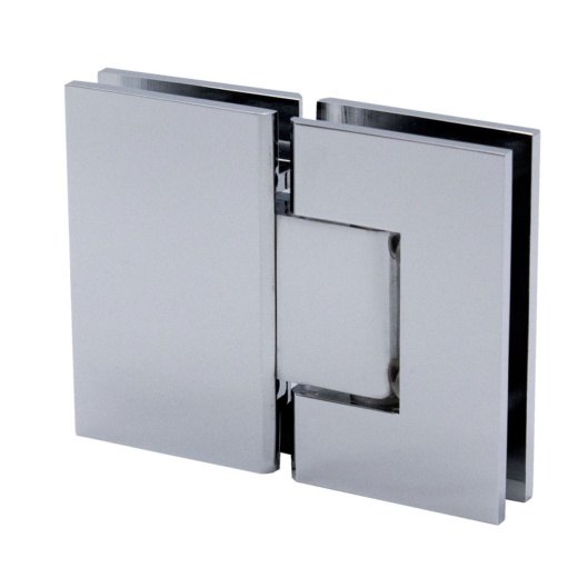 GLEN180 - FHC Glendale Series 180 Degree Glass To Glass Hinge - Compare to GEN180, H180GTG , Polished Nickel