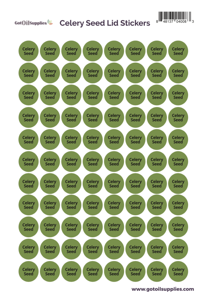 Celery Seed dōTerra® Lid Stickers