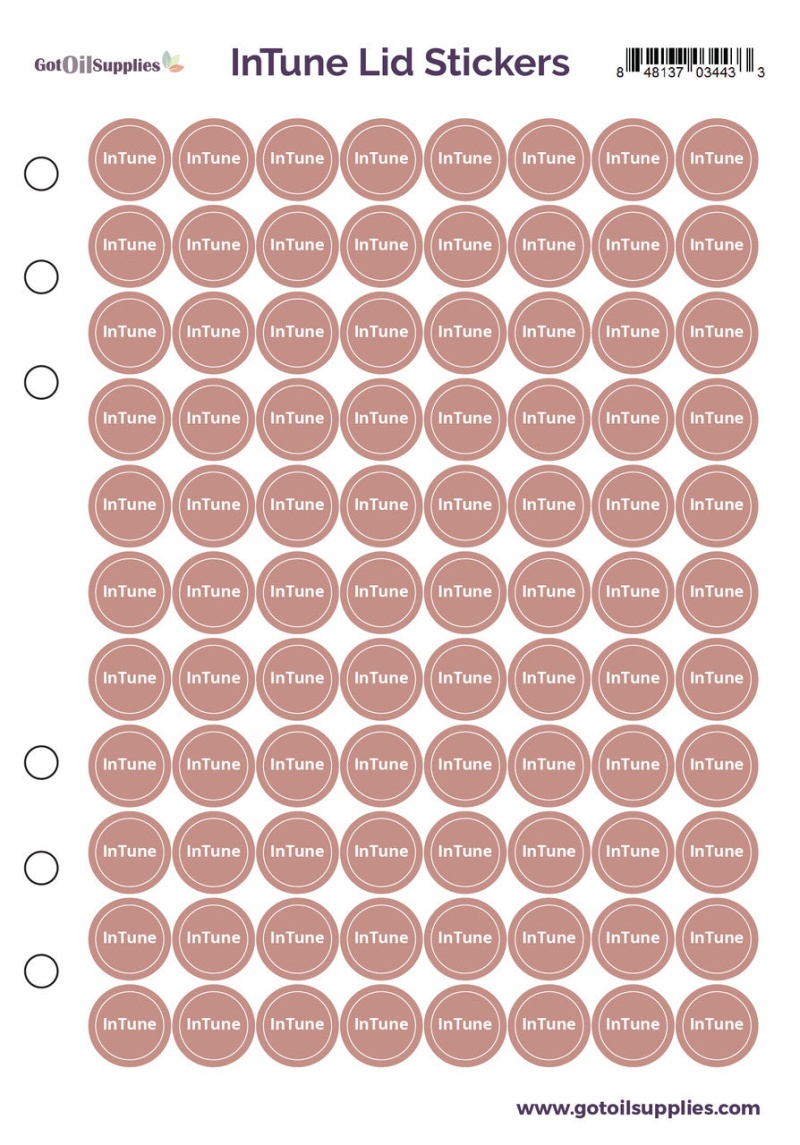 Intune® dōTerra® Lid Stickers