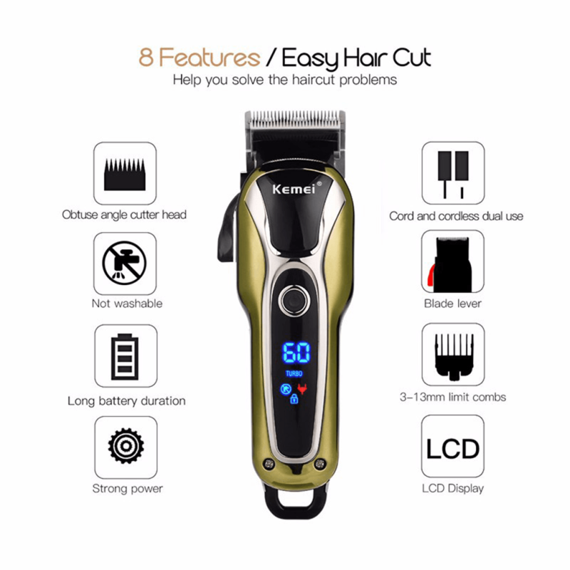 Wireless Electric Hair Clippers Set