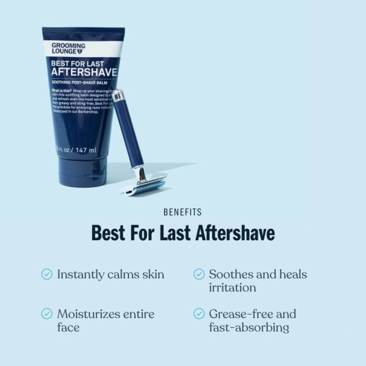 Grooming Lounge Best For Last Aftershave - Soothe and Calm Your Skin