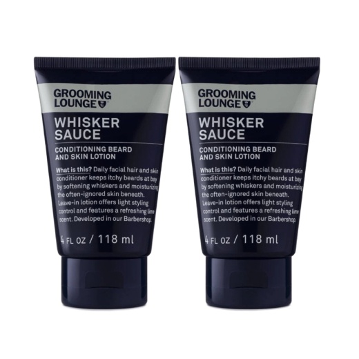 Grooming Lounge Whisker Sauce 2 Pack - The Ultimate Beard Moisturizer