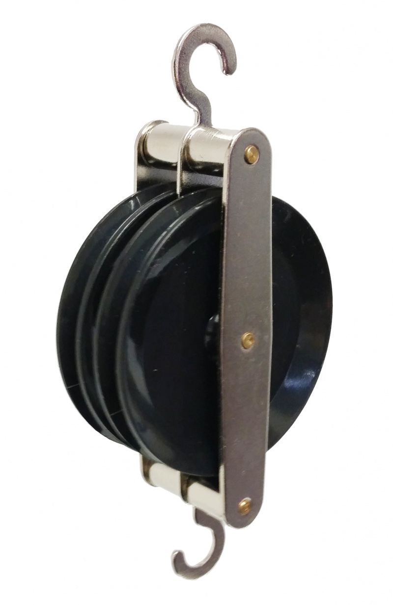 Gsc International Double Parallel Pulley, Plastic