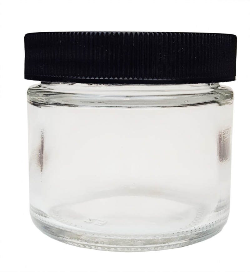 Gsc International Specimen Jar, Flint Glass, 8Oz Capacity With 70/400 Neck And Foam Lined Cap. Pack 12