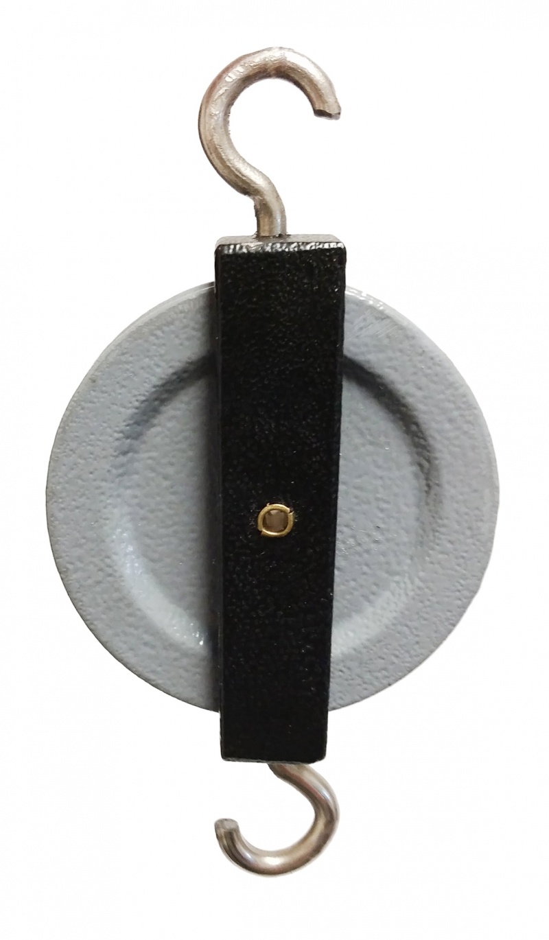 Gsc International Pulley Single Aluminum 50Mm, Parallel, Painted. Pack Of 10