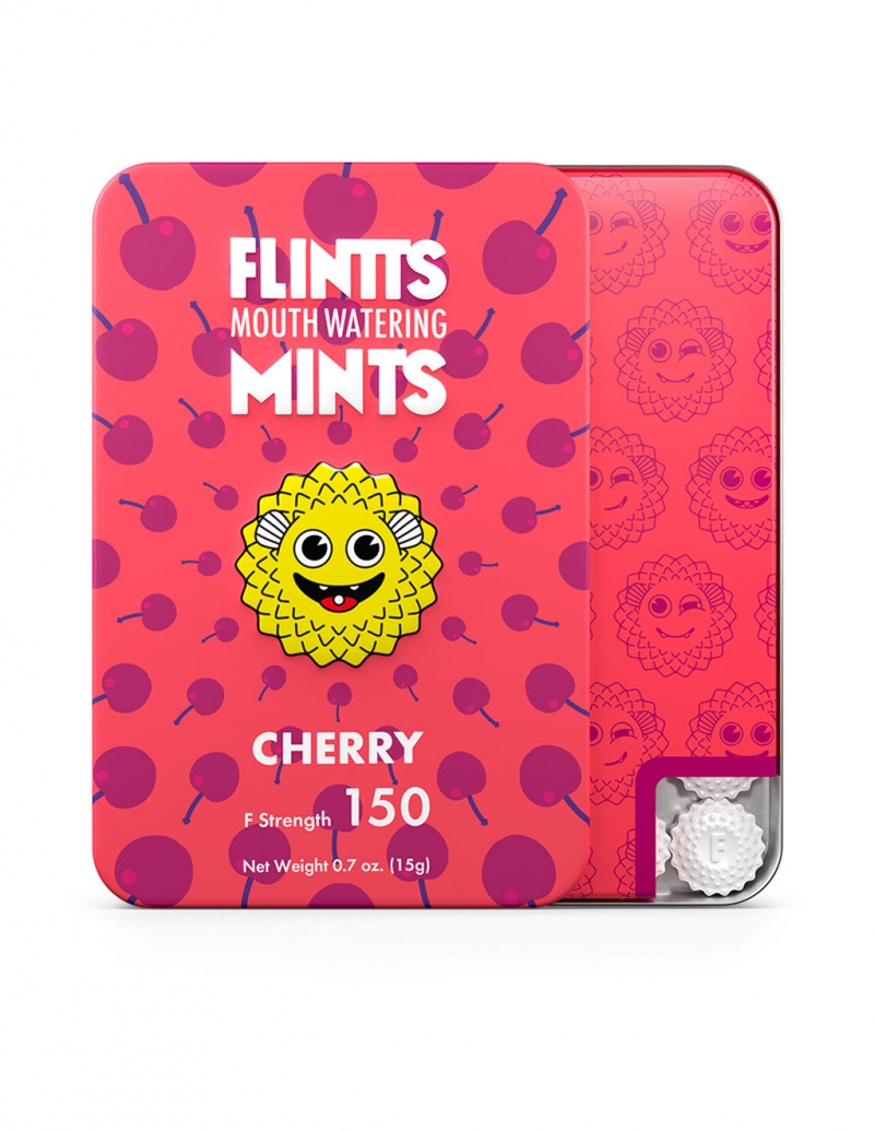 Flintts Mouth Watering Mints Cherry F150 Cherry
