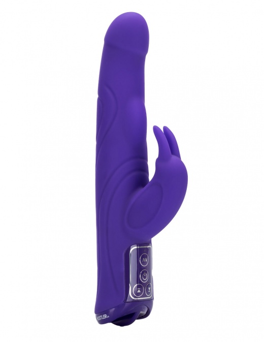 Hustler® Playthings Triple Motor Silicone Jack Rabbit - Purple
