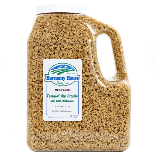 Textured Soy Protein (Non-GMO, Unflavored) 45 Oz
