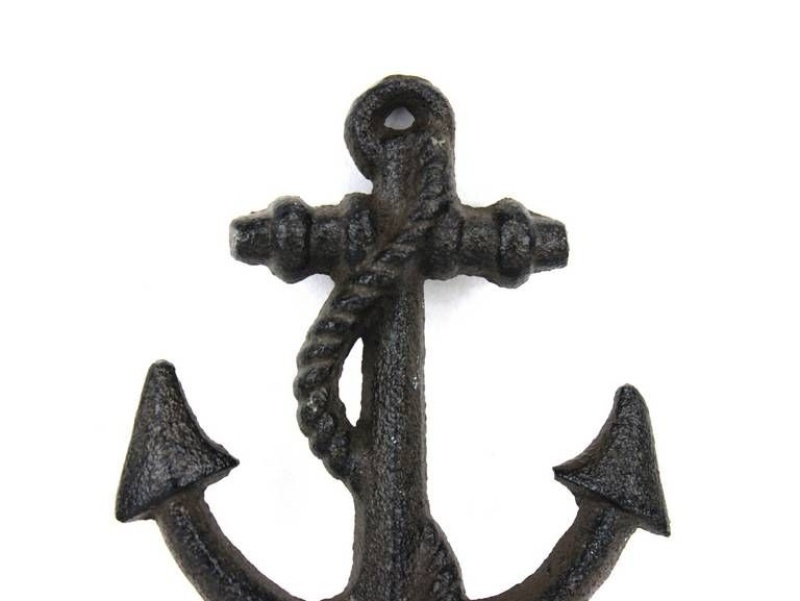 Cast Iron Anchor Hook 5"