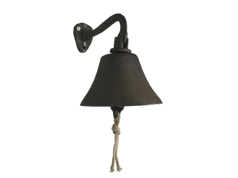 Cast Iron Hanging Ship's Bell 6"
