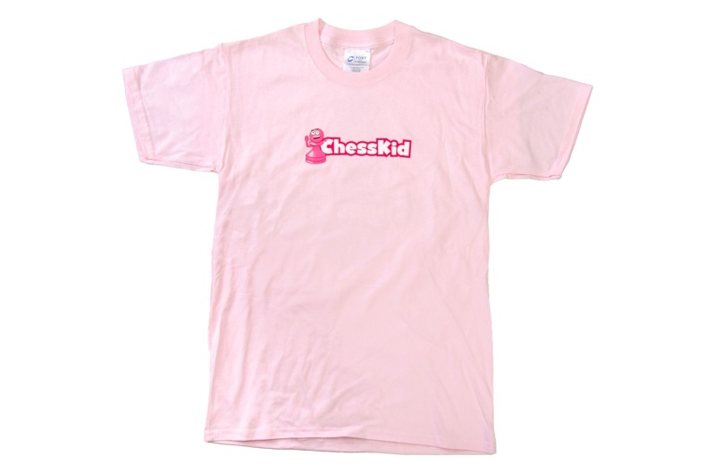 Clearance - Chesskid Pink Logo - Queen T-Shirt