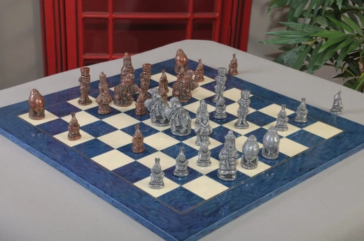 Alice In Wonderland Chess Pieces - 3.5" King - Metallic