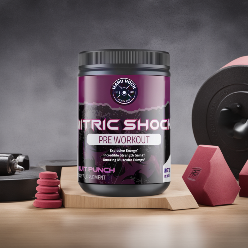 Nitric Shock Pre Workout- Fruit Punch Flavor