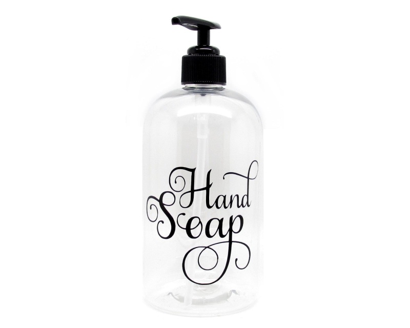 Clear Hand Soap Dispenser