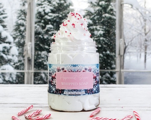 Peppermint Sugar Whipped Soap