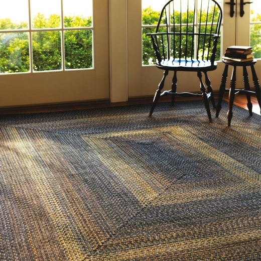 Black Forest Outdoor Braided Oval Rugs