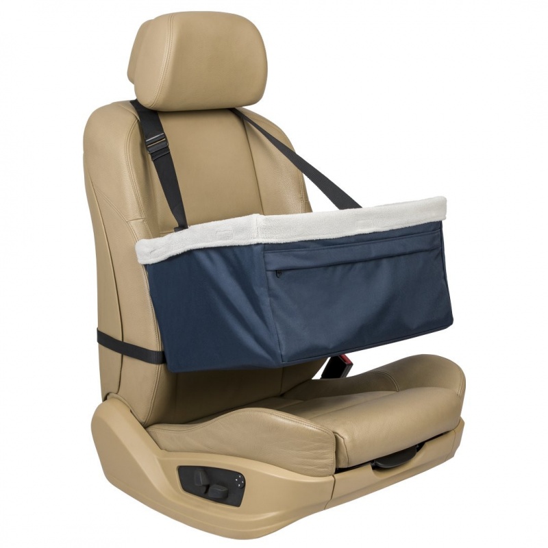 Pet Booster Seat - Up To 25Lbs | Pet Car Seat | Dog Car Seat | Petsafe® Happy Ride™ Booster Seat, Navy, 25 Lb