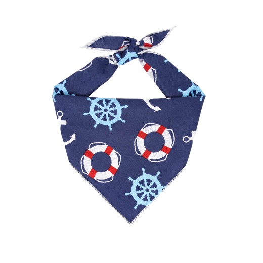 Nautical Bandana | Summer Bandana | Beach Bandana | Boating Bandana Large
