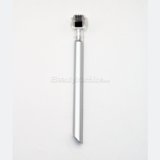 Mt 105 Eye Dermaroller | 105 Titanium Nitride Coated Needles | Exchangeable Roller Heads | 0.2Mm/0.5Mm/1.0Mm Needle Options | Aluminium Handle, 1.0Mm Roller Head -
