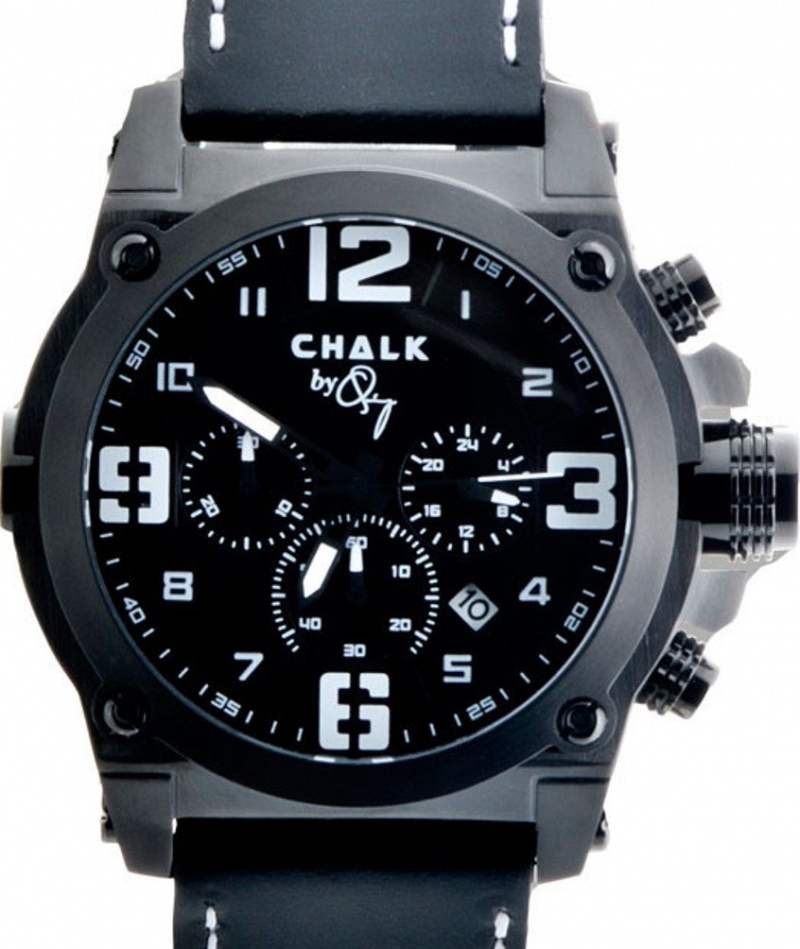 Chalk Quincy Canon 46Mm Watch Black Stainless Steel Ip Case Black Dial P Diddy - Default Title