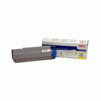 Okidata C5500n/C5800ldn Original (Oem) High Yield Yellow Laser Toner Cartridge (43324401)