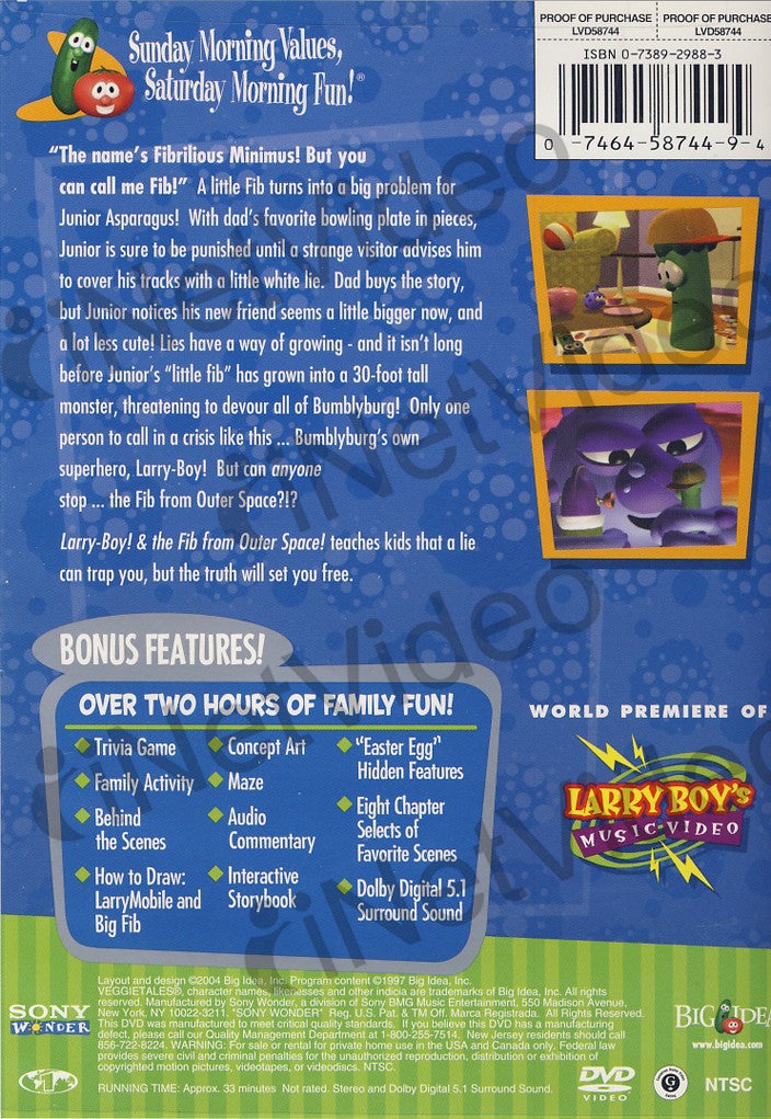 Veggietales Classics - Larry-Boy And The Fib From Outer Space