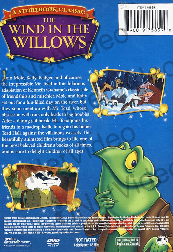 Wind In The Willows, The (A Storybook Classic - Slip Case)