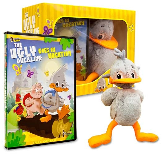 Ugly Duckling Goes On Vacation With Cuddly Plush Toy (Boxset)