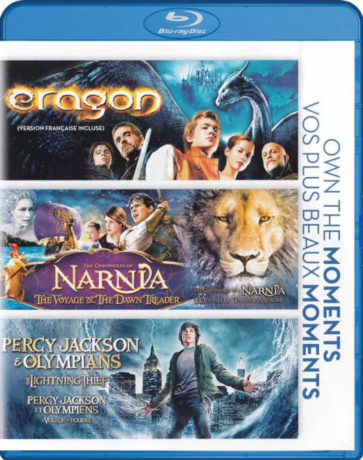 Eragon / The Chronicles Of Narnia / Percy Jackson & Olympians (Blu-Ray) (Bilingual)