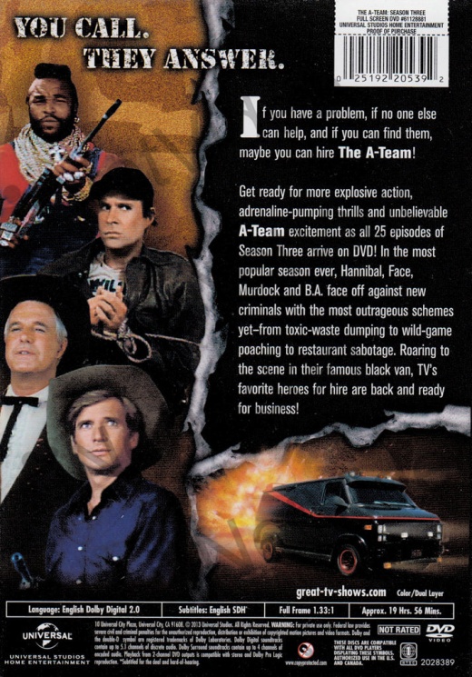 The A-Team - Season Three (Keepcase)