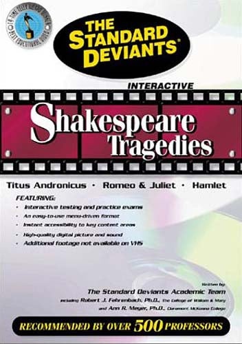 Standard Deviants - Shakespeare Tragedies - Titus Andronicus, Romeo & Juliet, Hamlet