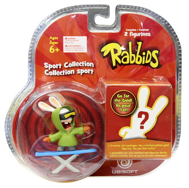 Rabbids Sports Collection 2 Figures - Surfing (Toy) (Toys)