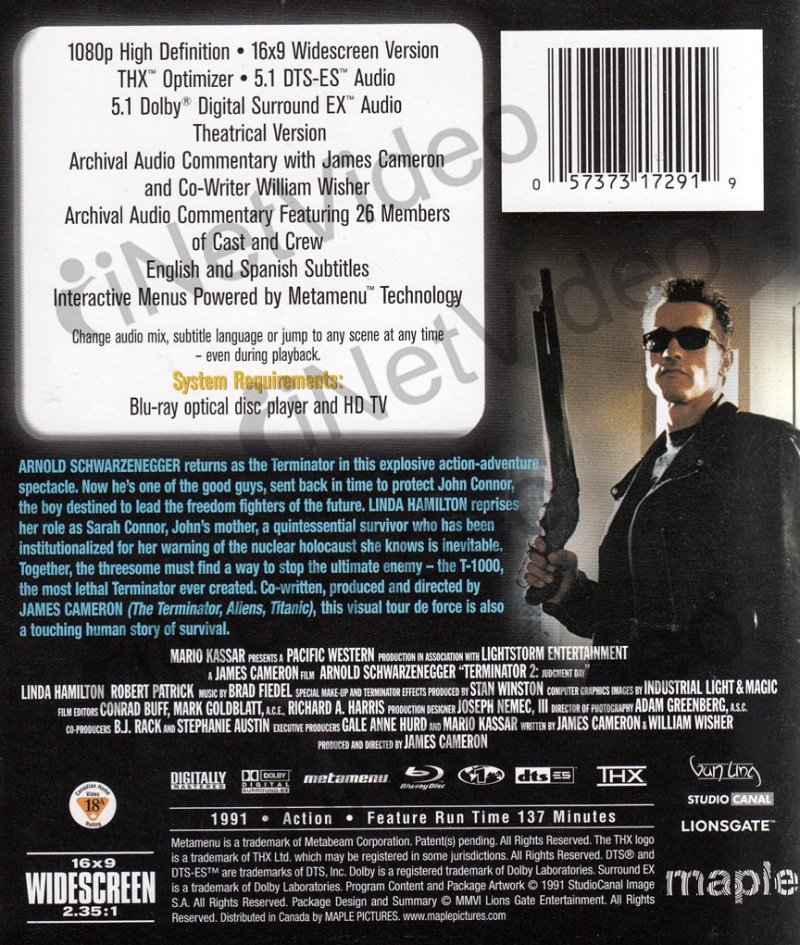 Terminator 2 - Judgment Day (Blu-Ray)
