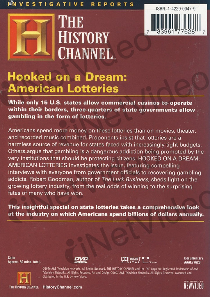 Hooked On A Dream: America's Lotteries - Investigative Reports (History Channel)