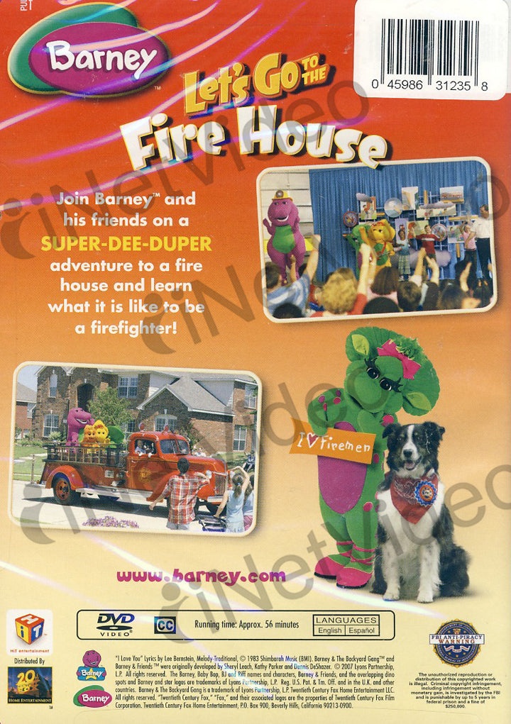 Barney - Let's Go To The Fire House (Keepcase)