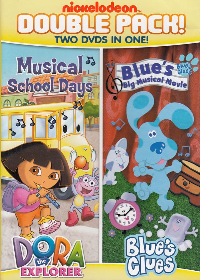 Nickelodeon Double Pack (Dora The Explorer: Musical School Days / Blue's Clue's: Big Musical Movie)