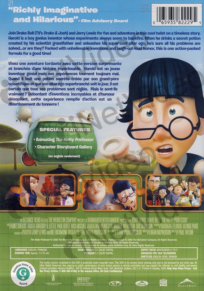 The Nutty Professor (Animated)(Bilingual)