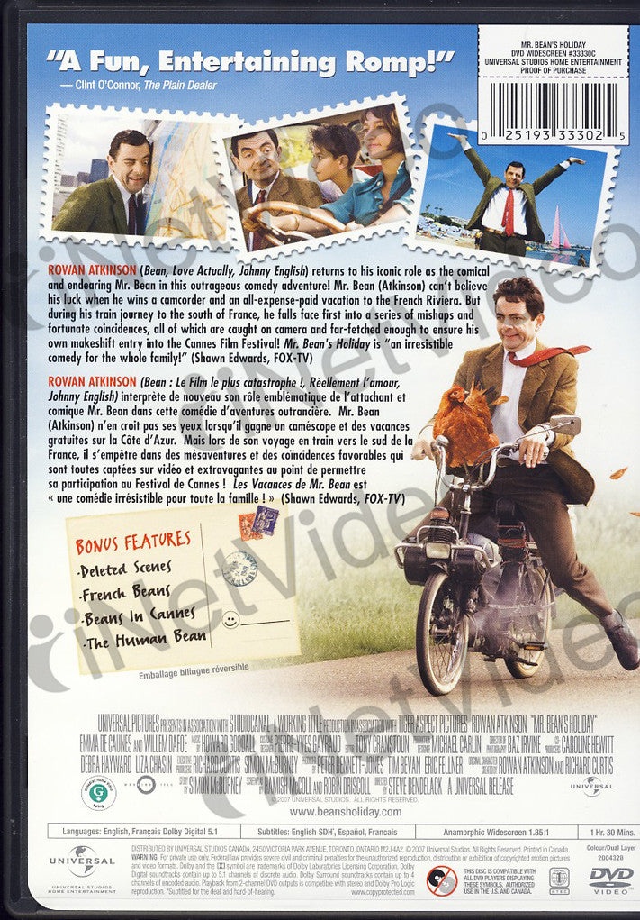 Mr. Bean S Holiday (Widescreen Edition) (Bilingual)