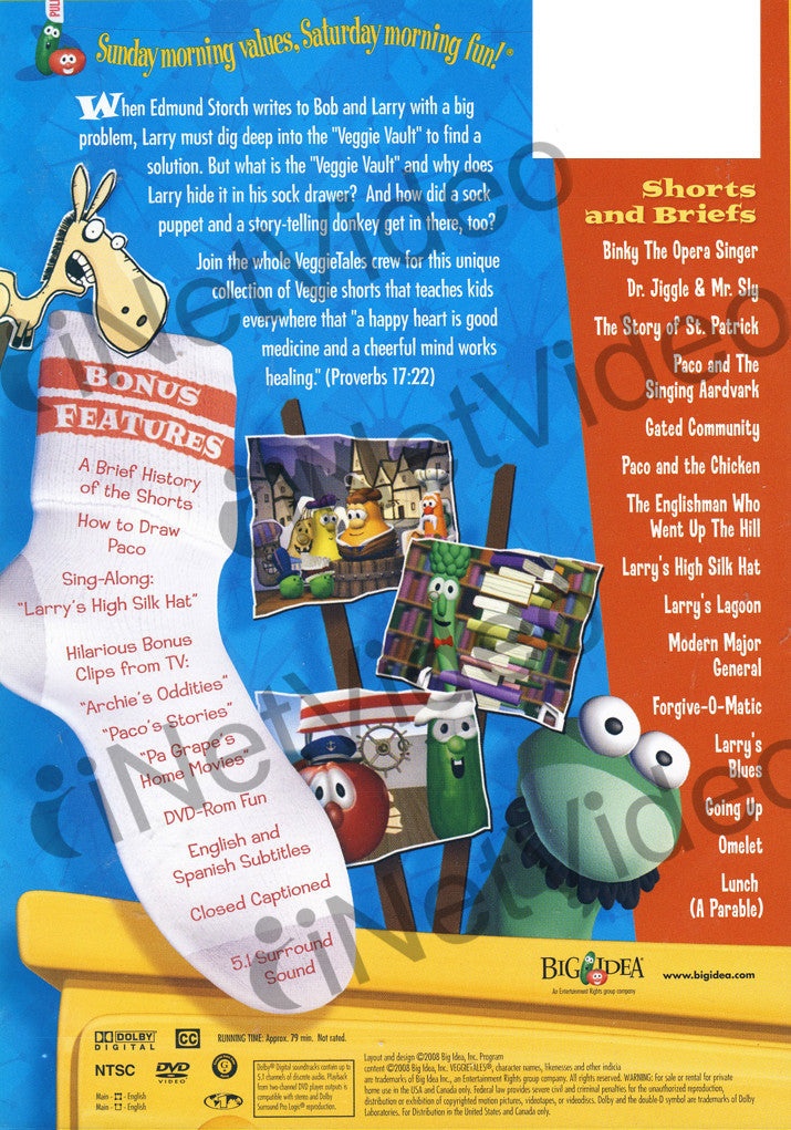 Veggietales Lessons From The Sock Drawer