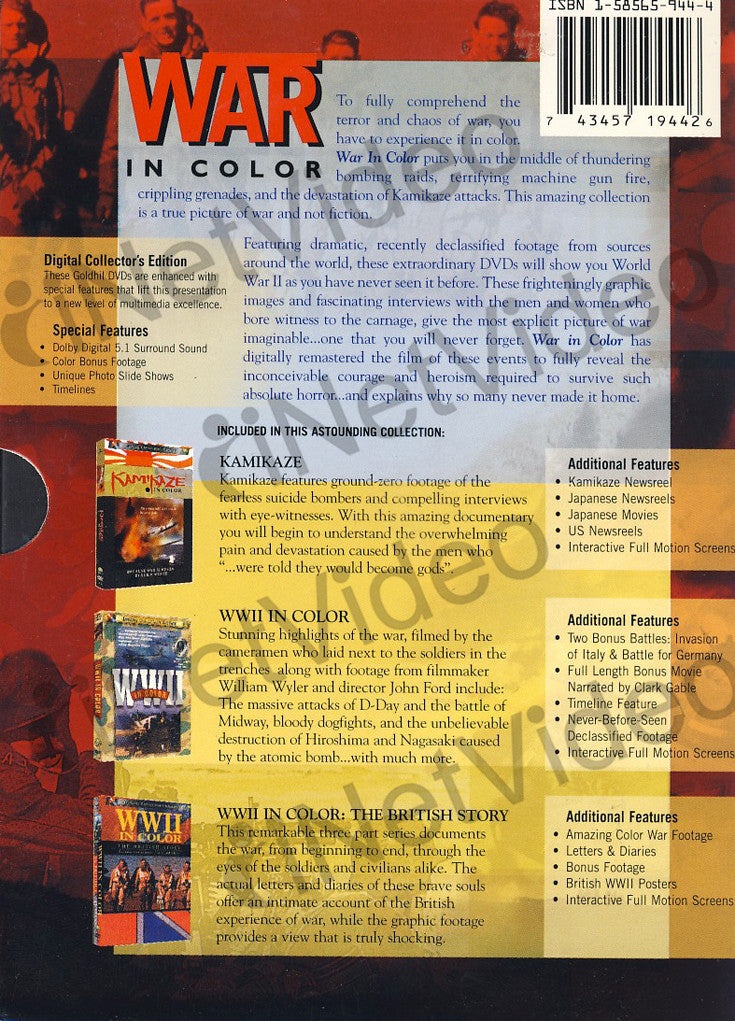 War In Color (Boxset)