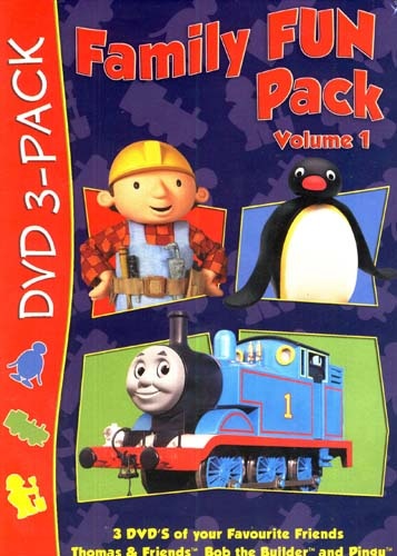 Family Fun Pack (Thomas & Friends, Bob The Builder & Pingu) (Volume 1) (Boxset)