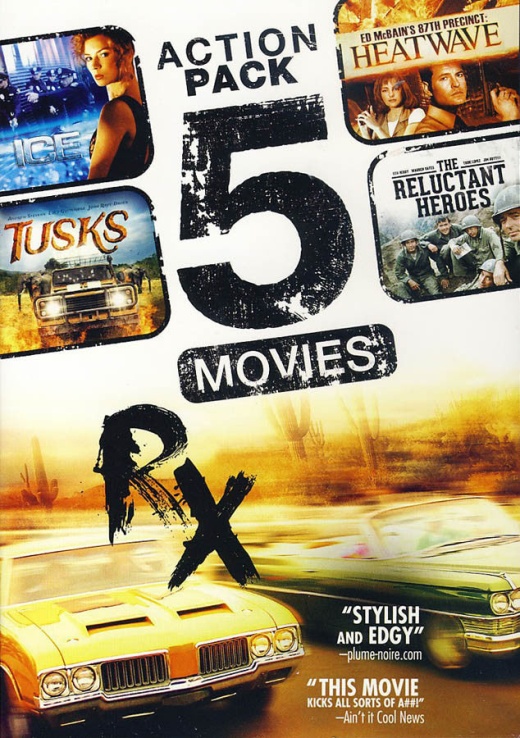 5-Movie Action Pack V.7: Tusks / The Reluctant Heroes / Rx / Ice / Ed Mcbain's 87Th Precinct: Heatwa