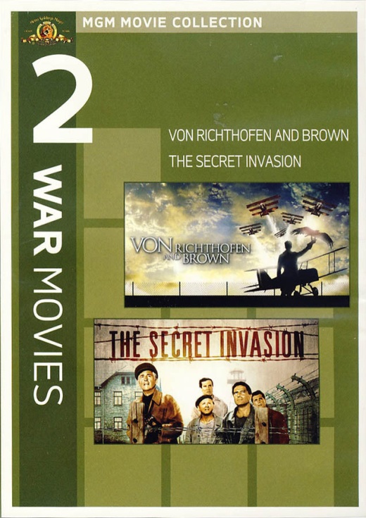 Mgm 2 War Movies - Von Richthofen And Brown / The Secret Invasion